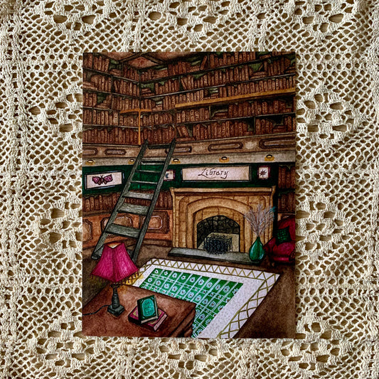 Bibliothèque du manoir