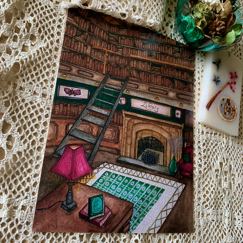 Bibliothèque du manoir