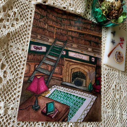 Bibliothèque du manoir