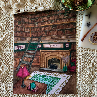 Bibliothèque du manoir