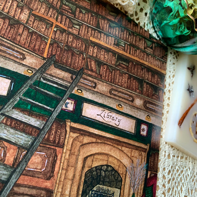 Bibliothèque du manoir