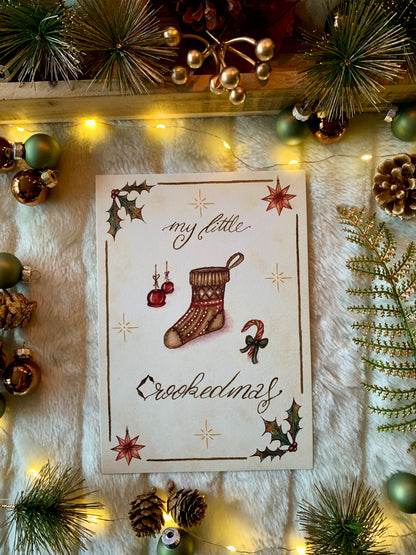 Affiches A5 "My little Crookedmas"